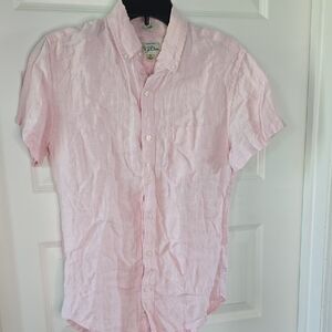 J. Crew Pink Casual Button Down Shirt